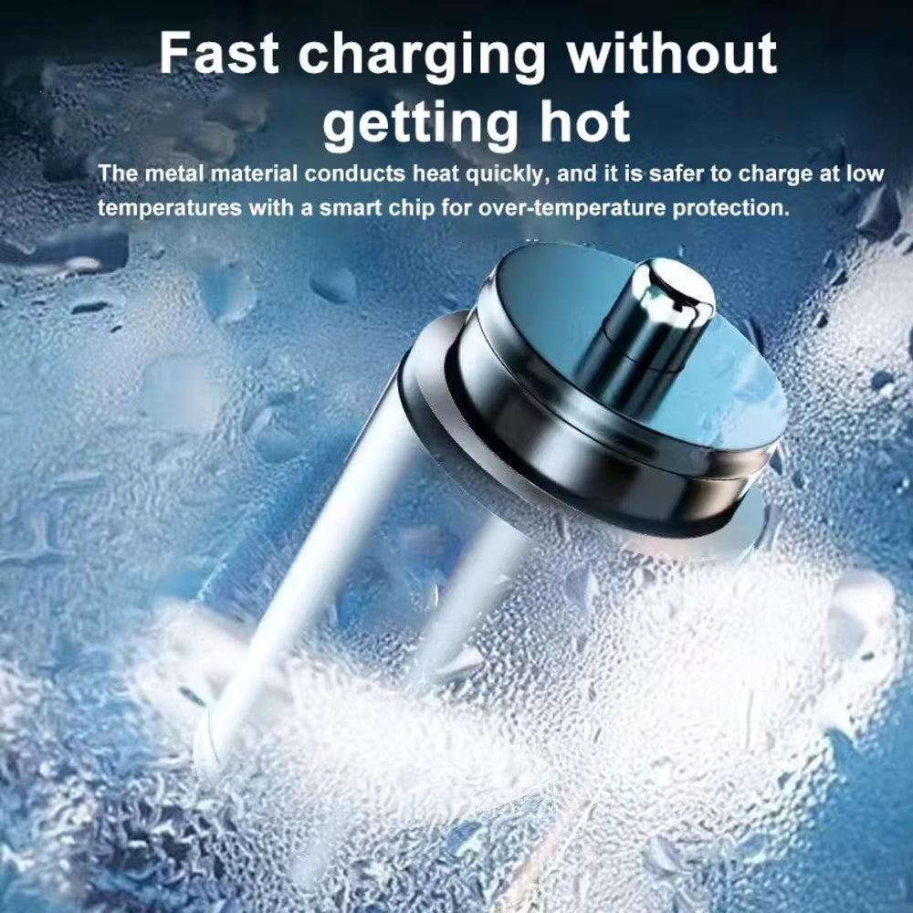 Mini Cargador de Coche 200W – Carga Rápida PDA + QC3.0 USB-C