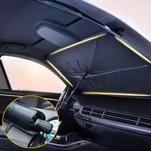 Parasol Plegable para Coche – Protección Solar Frontal Tipo Paraguas